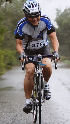 Alan biking